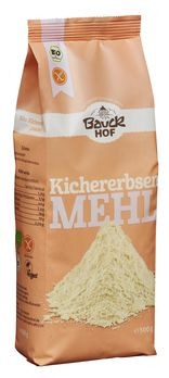 Bauckhof Kichererbsenmehl, glutenfrei 500g (beschädigte Verpackung) MHD 18.07.2021