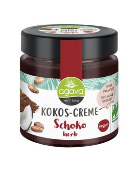 agava Kokos-Creme Schoko herb 200g MHD 03.03.2021