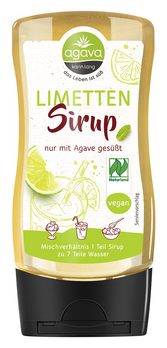 agava Limettensirup Spenderflasche 350g MHD 04.08.2025