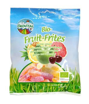 ökovital Bio-Fruit-Frites, extra sauer 100g MHD 03.04.2023