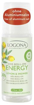 LOGONA Deo Roll-on ENERGY Lemon & Ingwer 50ml MHD 31.12.2020