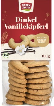 Rosengarten Dinkel-Vanille-Kipferl 100g MHD 25.04.2026