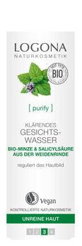 LOGONA Klärendes Gesichtswasser Bio-Minze & Salicylsäure aus Weidenrinde 125ml/A MHD 31.08.2022