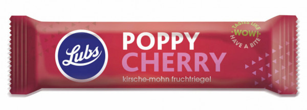 Lubs Fruchtriegel Poppy Cherry 40g/A MHD 01.10.2021