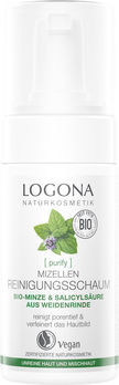 LOGONA PURIFY Mizellen Reinigungsschaum Bio-Minze 100ml MHD 31.12.2022