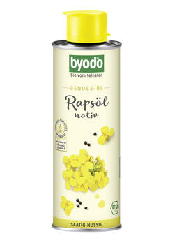 Byodo Rapsöl nativ, Dose 250ml MHD 19.03.2026