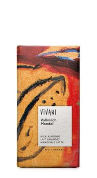 Vivani Vollmilch Schokolade mit ganzen Mandeln 100g MHD 31.12.2020