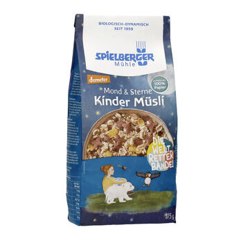 Spielberger Mond & Sterne Kinder Müsli, demeter 375g MHD 18.09.2026