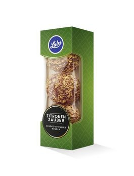 Lubs Schoko Spirulina Kugeln "Zitronen Zauber" 39g MHD 27.09.2020