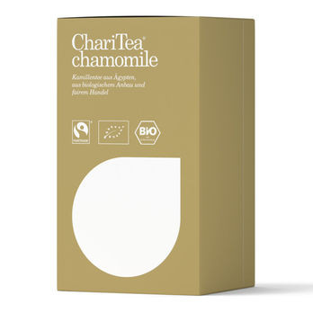 ChariTea chamomile Doppelkammerbeutel 20 x 2g (beschädigte Verpackung) MHD 06.06.2022