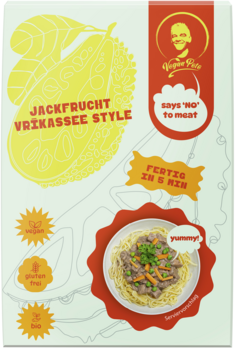 Vegan Pete Jackfrucht Vrikassee 250g MHD 21.06.2026