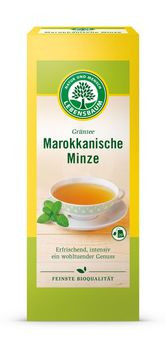 Lebensbaum Grüntee Marokkanische Minze 20 Beutel 40g MHD 31.08.2022