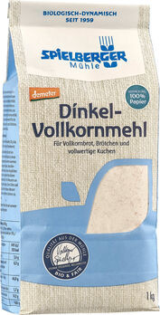 Spielberger Dinkelvollkornmehl, demeter - 1kg (Ware aus Produktionsüberhang) MHD16.06.2026