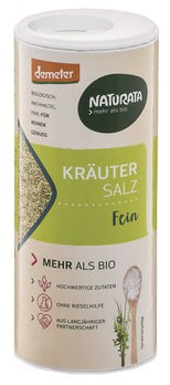 Naturata Kräutersalz in der Streudose demeter 175g MHD 05.04.2020