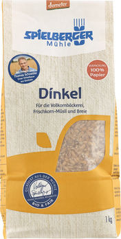 Spielberger Dinkel demeter 1kg (beschädigte Verpackung) MHD 20.04.2021