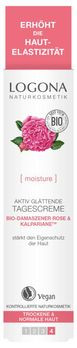 LOGONA Aktiv Glättende Tagescreme Bio-Damaszener Rose & Kalpariane 30ml MHD 31.07.2020