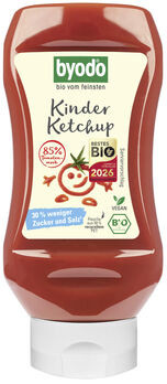 Byodo Kinder Ketchup, 80% Tomate, PET-Flasche 300ml MHD 28.11.2021
