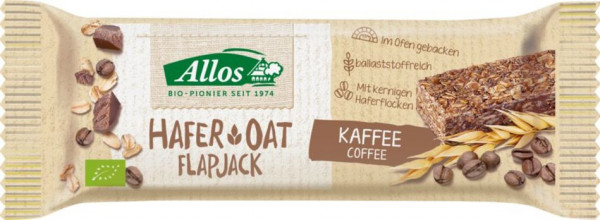 Allos Hafer Flapjack Kaffee 50g MHD 25.10.2020