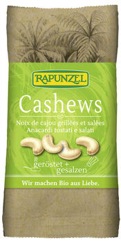 Rapunzel Cashewkerne geröstet & gesalzen 50g MHD 13.05.2026