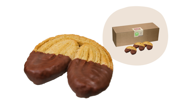 Rosengarten Dinkel-Schweinsohren Vollmilch 800g (besch.Verpackung+zerbrochene Stücke) MHD 19.02.2026