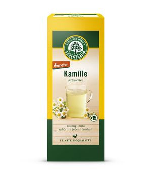 Lebensbaum Kamille Kräutertee demeter 20 Beutel MHD 28.02.2023
