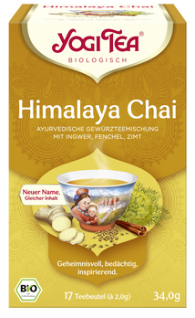 Golden Temple Yogi-Tee Himalaya Chai 17 Beutel MHD 30.04.2025