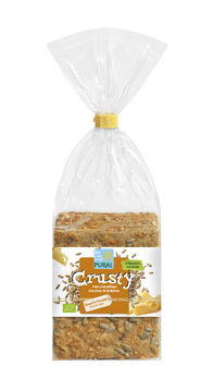 Pural Crusty Dinkel-Käse, Gourmet Knäckbrot 200g MHD 15.01.2024