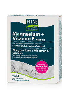 FITNE Magnesium + Vitamin E Kapseln 60 Stück/A MHD 29.02.2024