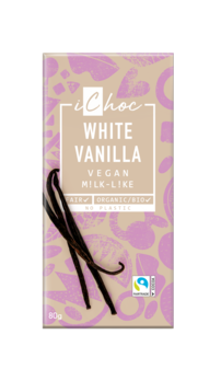 Vivani iChoc White Vanilla 80g MHD 30.04.2025