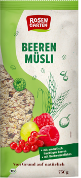 Rosengarten Beeren-Müsli 750g MHD 18.01.2026