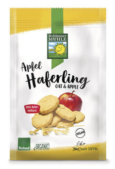 Bohlsener Mühle Apfel Haferlinge 125g MHD 19.04.2022