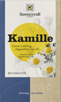 Sonnentor Kamille Tee 18 Beutel MHD 30.06.2026