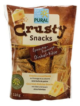 Pural Crusty Snacks Dinkel-Käse 110g MHD 15.03.2020