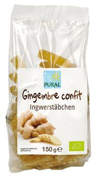 Pural Ingwerstäbchen 150g MHD 01.06.2021