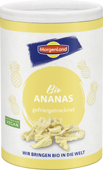 Morgenland Ananas gefriergetrocknet 45g MHD 05.09.2026
