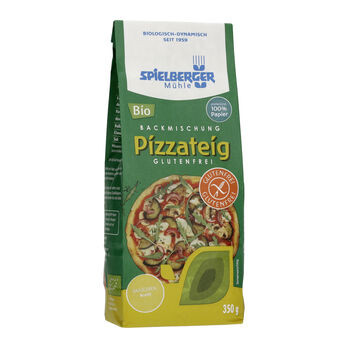 Spielberger Pizzateig Backmischung, glutenfrei 350g MHD 06.03.2026