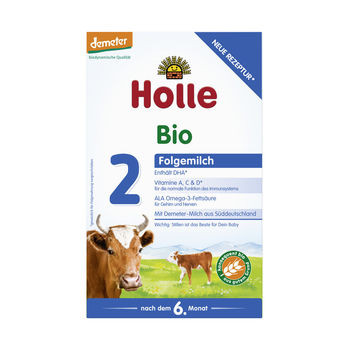 Holle Folgemilch 2, Säuglingsnahrung demeter 600g MHD 30.08.2021