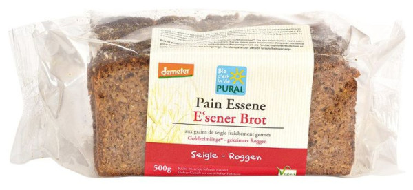 Pural E'sener Roggenbrot demeter 500g MHD 06.10.2023