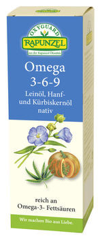 Rapunzel OXYGUARD Omega 3-6-9 nativ Speiseöl 250ml MHD 06.05.2022