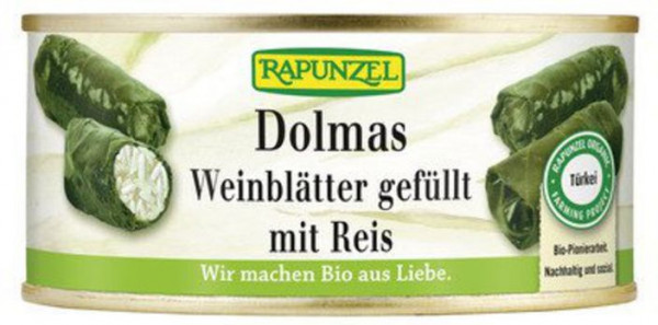 Rapunzel Dolmas Weinblätter gefüllt mit Reis 280g MHD 31.07.2021