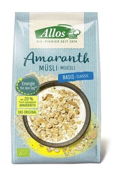 Allos Amaranth Basis Müsli Großgebinde 1,5kg MHD 11.06.2019