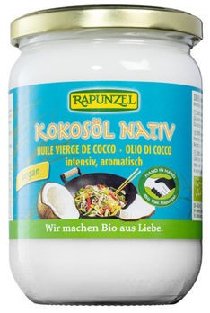 Rapunzel Kokosöl nativ HIH 400g MHD 10.08.2017