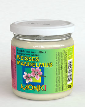 Monki weißes Mandelmus 330g/A MHD 22.06.2022