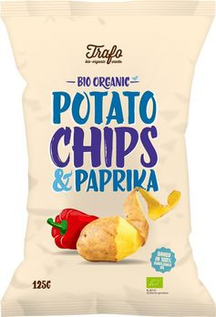 Trafo Kartoffelchips Paprika 125g MHD 06.07.2022