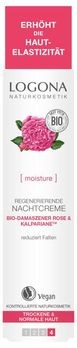 LOGONA regenerierende Nachtcreme Bio-Damaszener Rose & Kalpariane 30ml MHD 31.01.2020