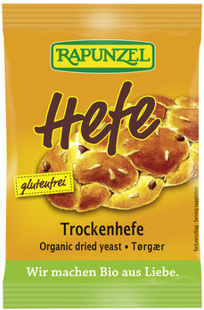 Rapunzel Trockenhefe glutenfrei 9g MHD 31.08.2022
