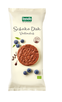 Byodo Schoko Disk Vollmilch 65g MHD 01.03.2020
