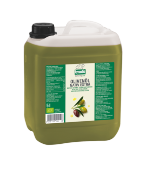 Byodo Olivenöl nativ extra, mild 5l (beschädigte Verpackung) MHD 20.04.2021