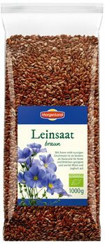 MorgenLand Leinsaat braun 1kg MHD 10.06.2021