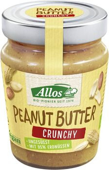 Allos Peanut Butter Crunchy 227g MHD 12.08.2022